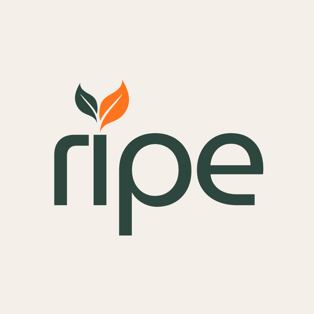 ripe logo vegan virtual assistant marketing
